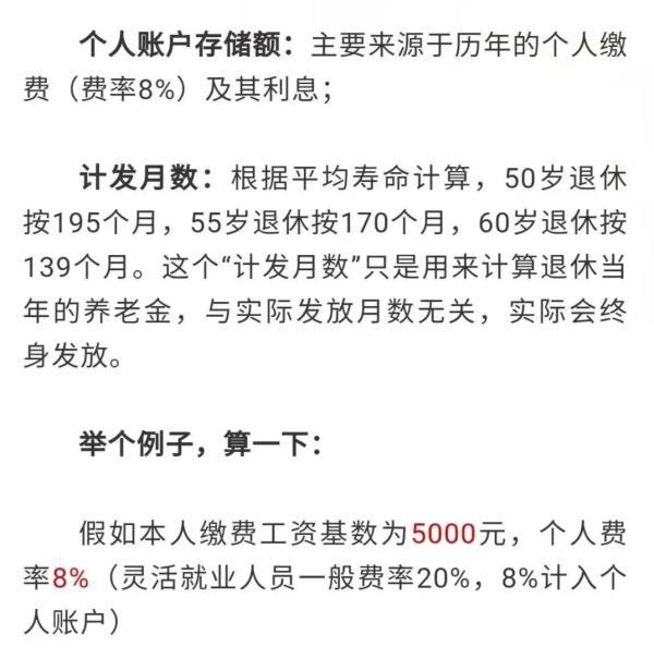 退休养老金如何计算？公式来了