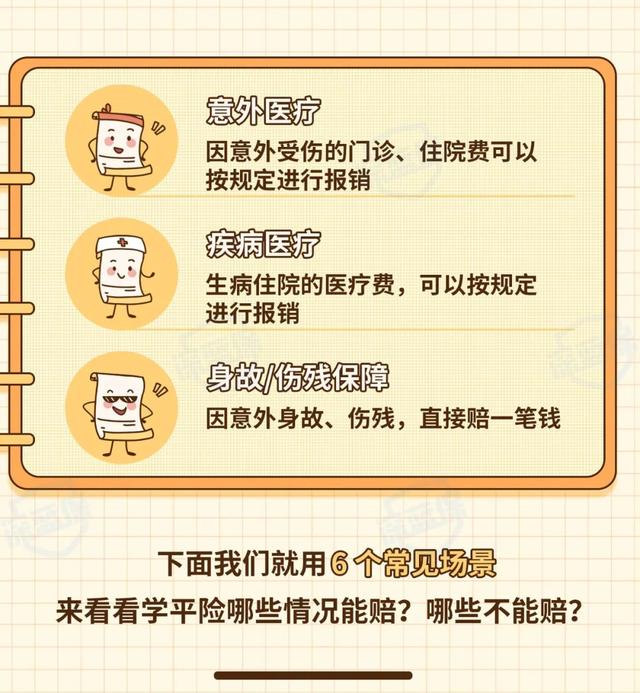 学平险有哪些保障?孩子课间打闹受伤、发烧、被狗咬通通都能赔