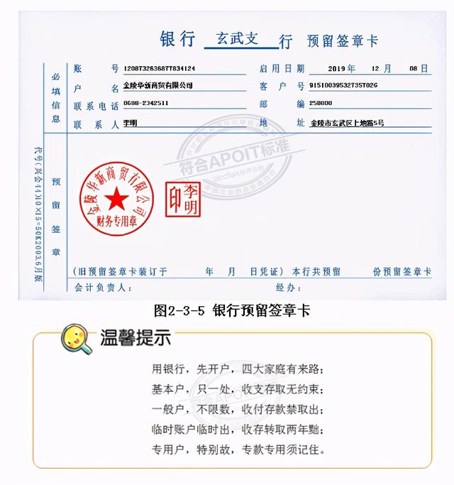 2.3会计知识:银行开户