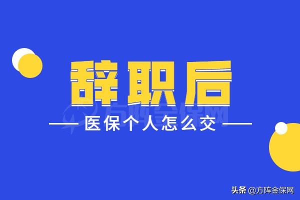 辞职后医保个人怎么交,小编给您支招