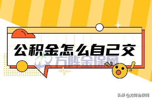 工作单位没有公积金,公积金怎么自己交
