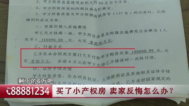 以案说法｜买卖小产权房，原房主反悔怎么办？