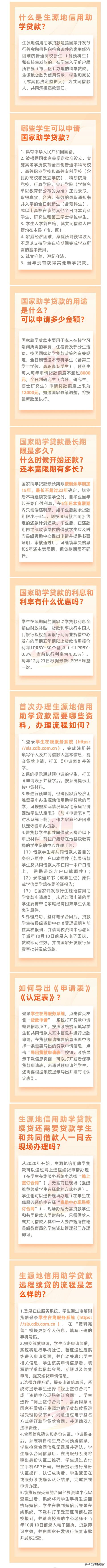 哪些学生可以申请国家助学贷款?有哪些申请步骤?答案都在这