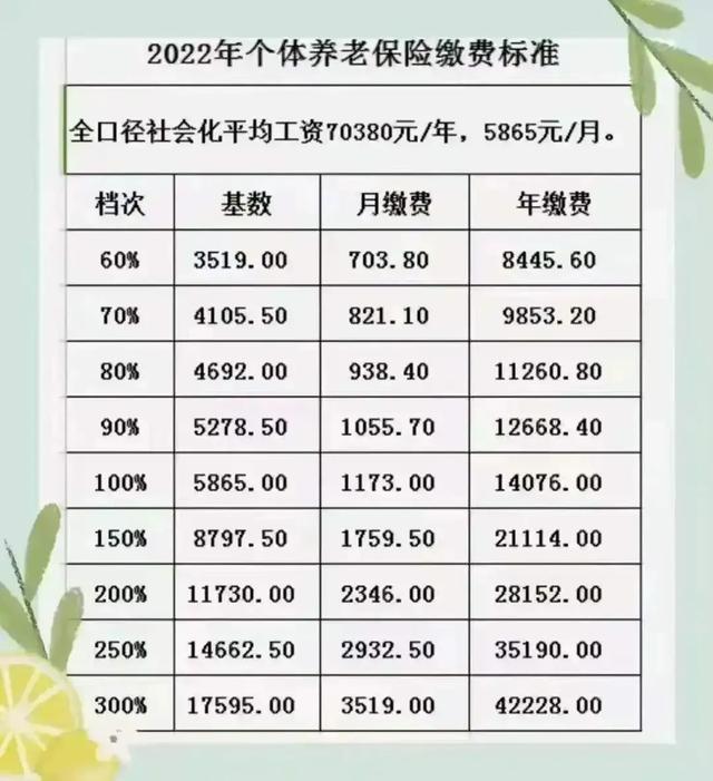 灵活就业养老保险,选60%档次划算还是100%档次?四个角度来比较