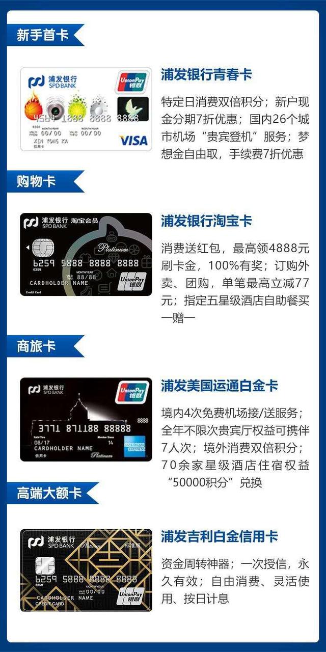 浦发银行信用卡申请攻略