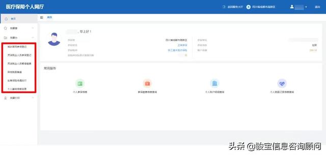 个人如何使用网厅查询参保信息、办理医保业务?手把手教你