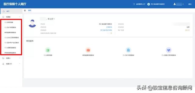 个人如何使用网厅查询参保信息、办理医保业务?手把手教你