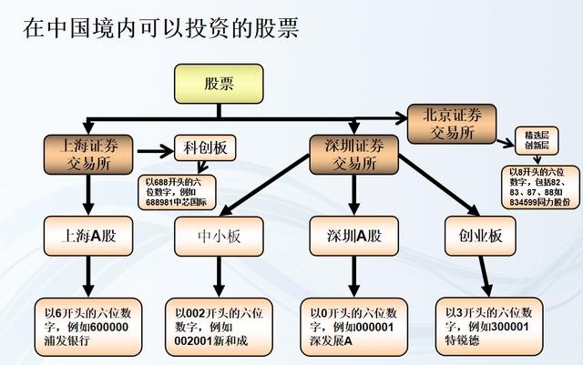 一张图教你看懂股票的类型