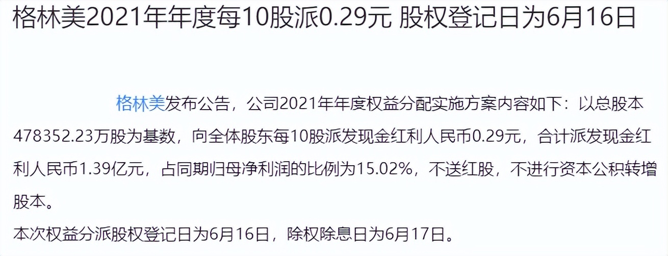 股票分红为什么要跑？格林美股价在上涨，股民在离场