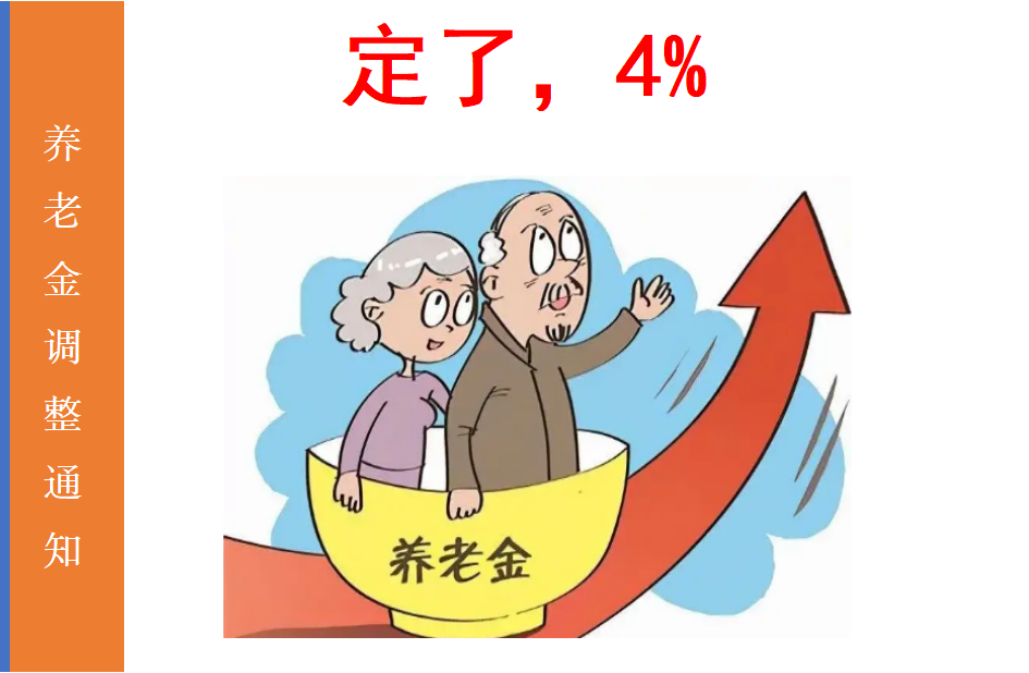 2022年养老金调整水平4%，工龄30年，养老金3000元，能涨多少钱？