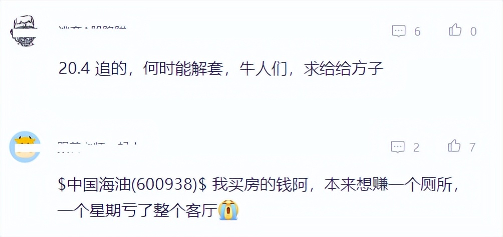 “亏了一个客厅”，中国海油4天下跌16%，市值蒸发1572亿元