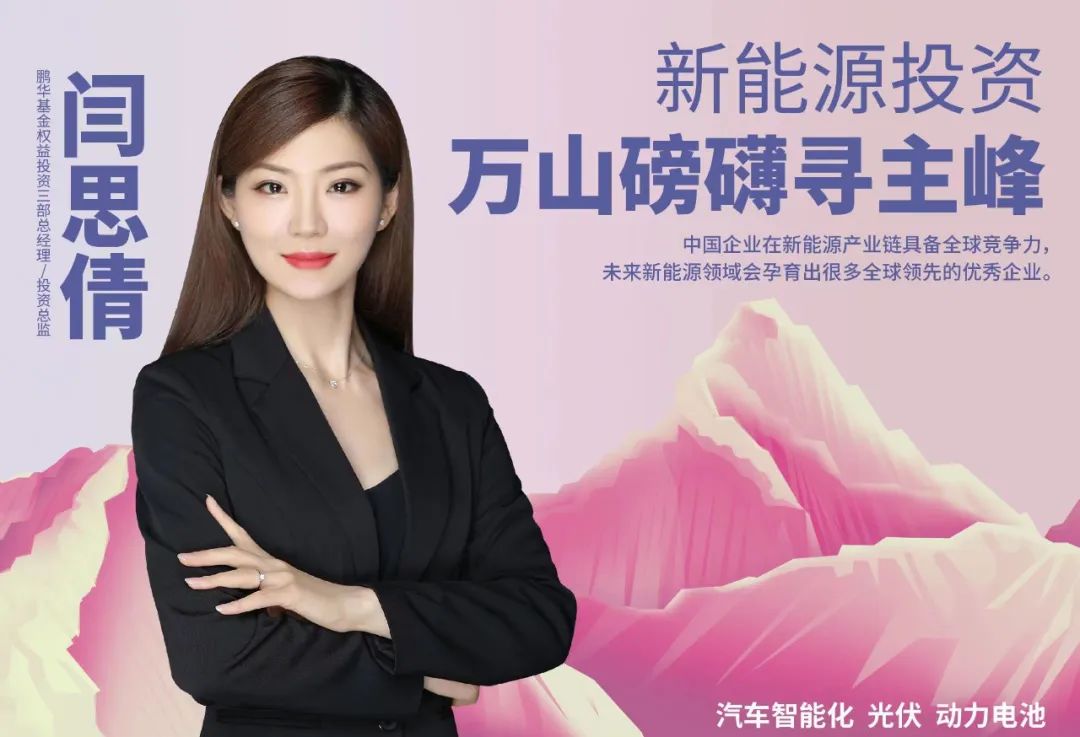 鹏华基金闫思倩：新能源有三个阶段机会，现在仍处于第一阶段