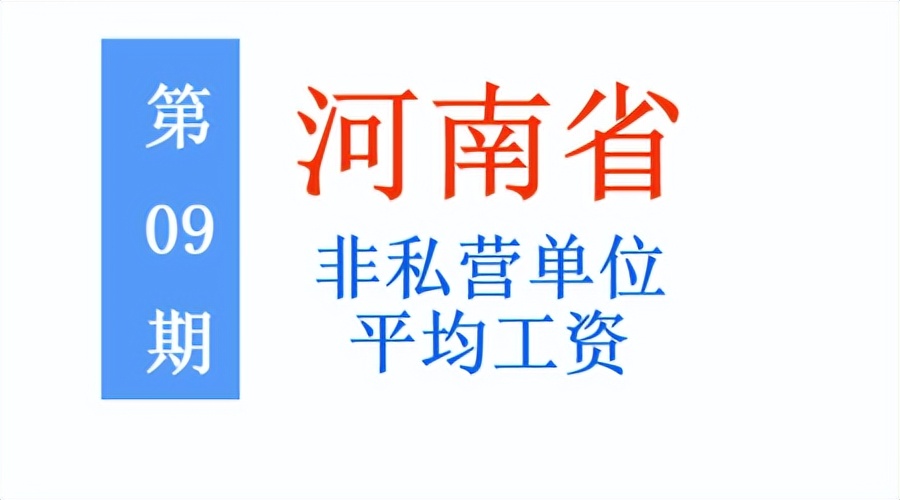 最新!河南公布2021年非私营单位平均工资:你达标了吗?