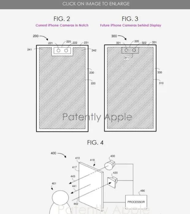 苹果获去刘海屏专利，屏下Face ID或将在2024年的iPhone 16上应用