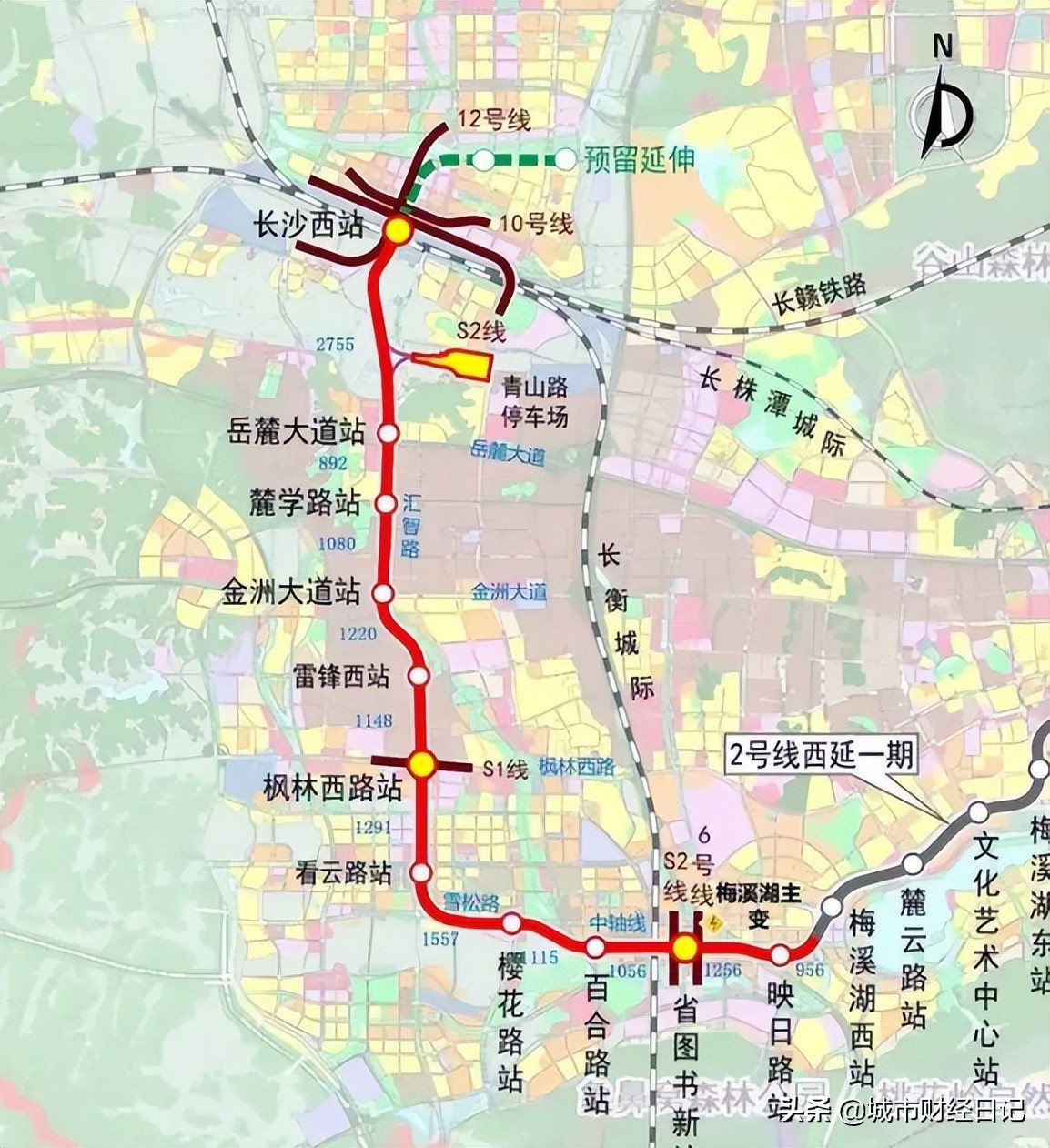 长沙轨道交通按下加速键，7条线路在建，总里程超过100公里