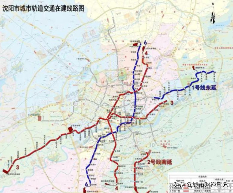 沈阳地铁3号线，6号线按下加速键，其中6号线将从地上改为地下