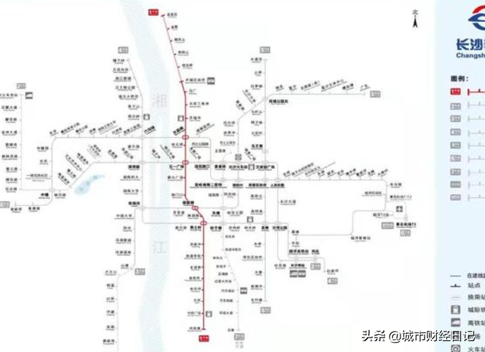 长沙轨道交通按下加速键，7条线路在建，总里程超过100公里