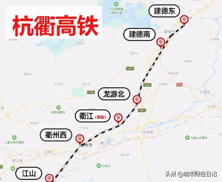 杭衢铁路建设迎来新进展，全长130km，杭州至衢州将实现1小时通达