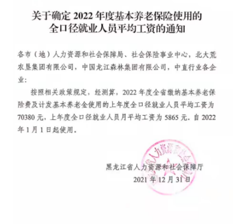 黑龙江2022年养老保险缴费要多少钱？你知道吗？答案来了
