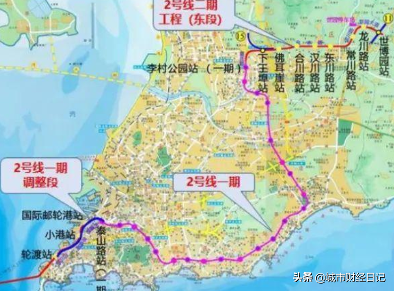 济南：经济实力雄厚，就是不一样，青岛地铁共11条线路齐头并进