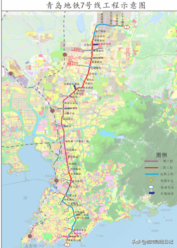 济南：经济实力雄厚，就是不一样，青岛地铁共11条线路齐头并进