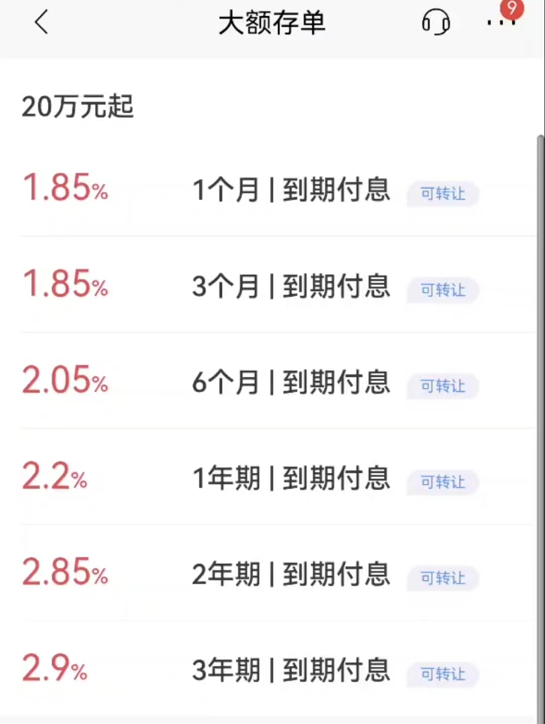 大额存单利息降到历史最低水平，个别银行三年期利率低于3%